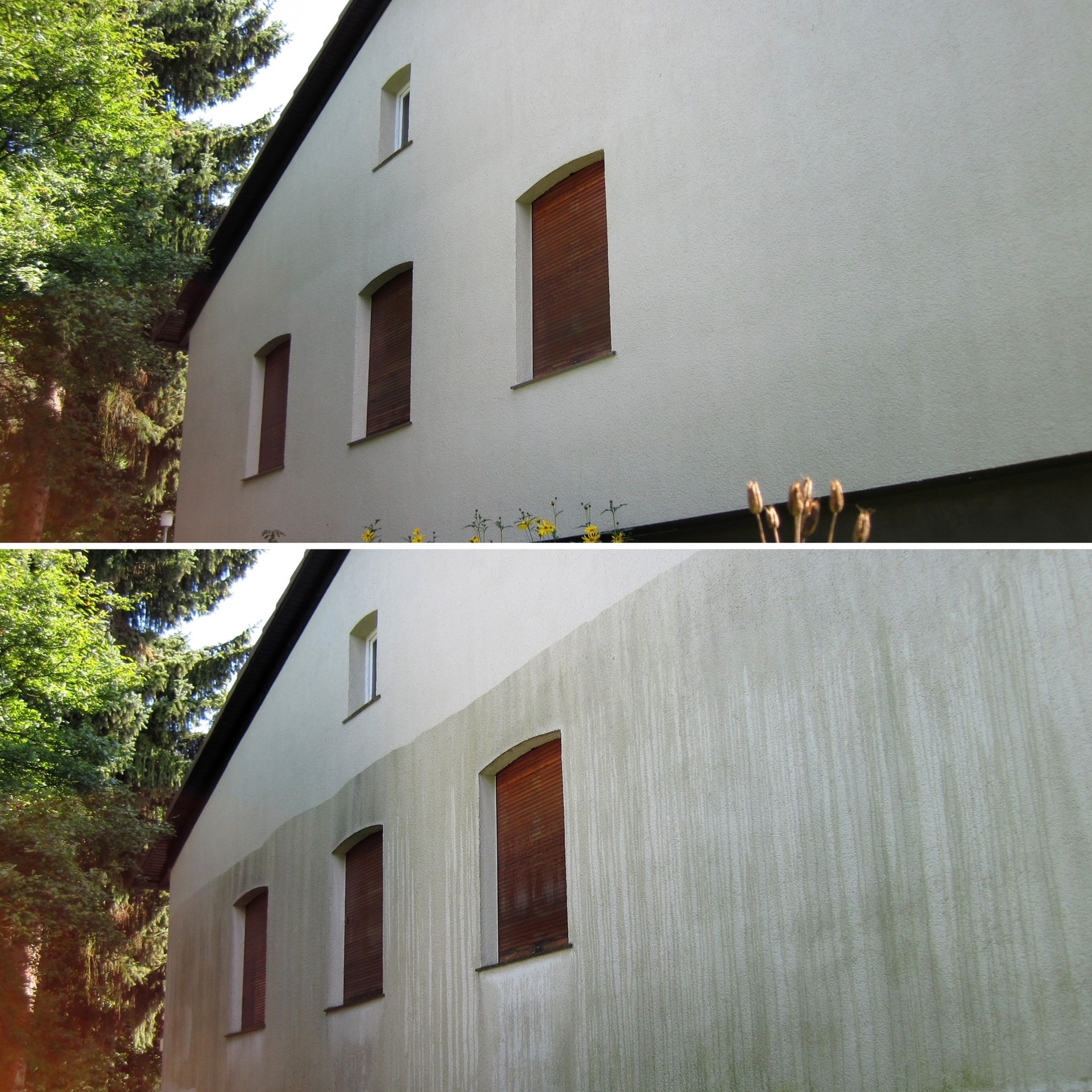 Hotel-Fassade — Vorher
